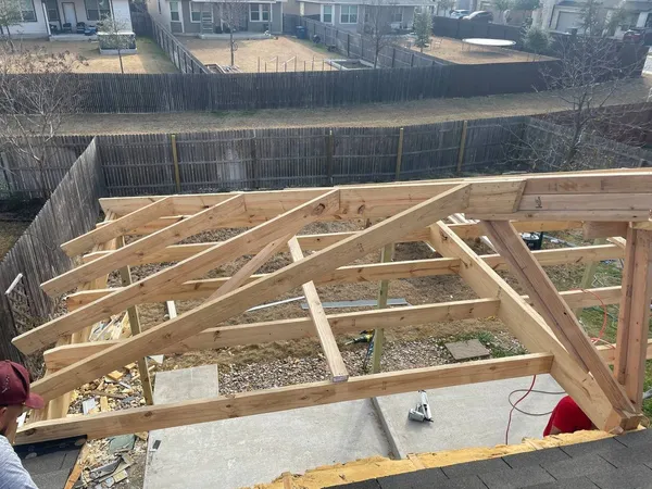 Patio cover rafters