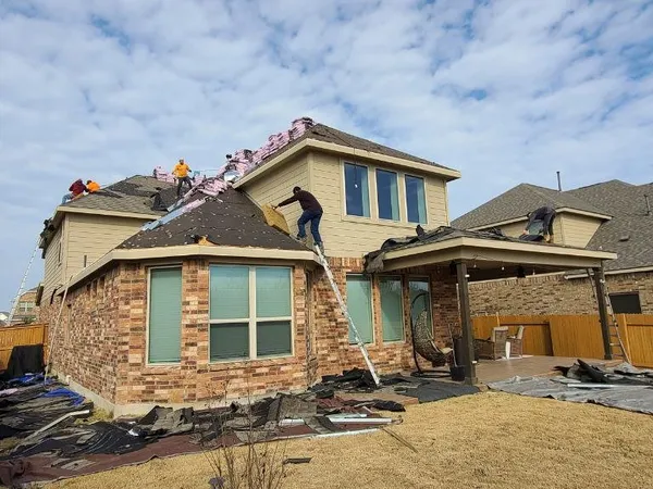 Two-story home re-roof